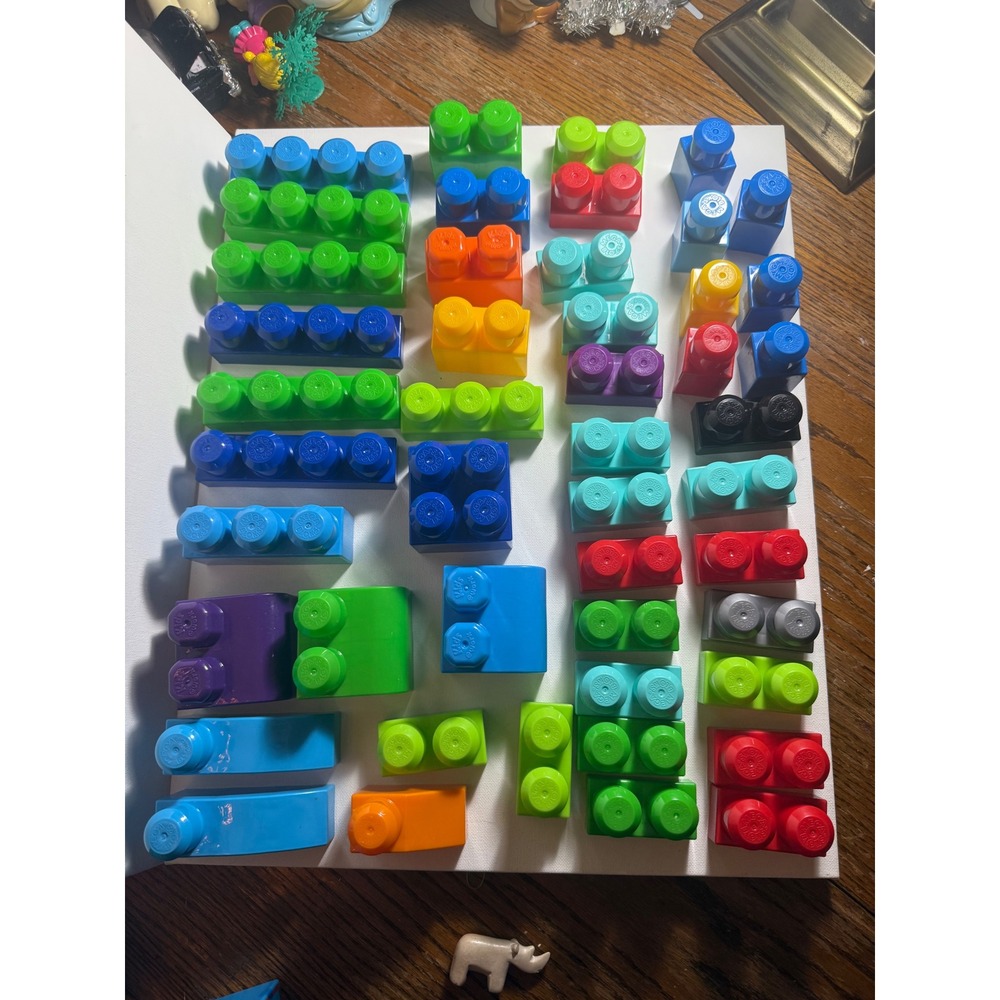 Lot of Mega Blocks Building Blocks Bricks Toddler Play Set Excellent